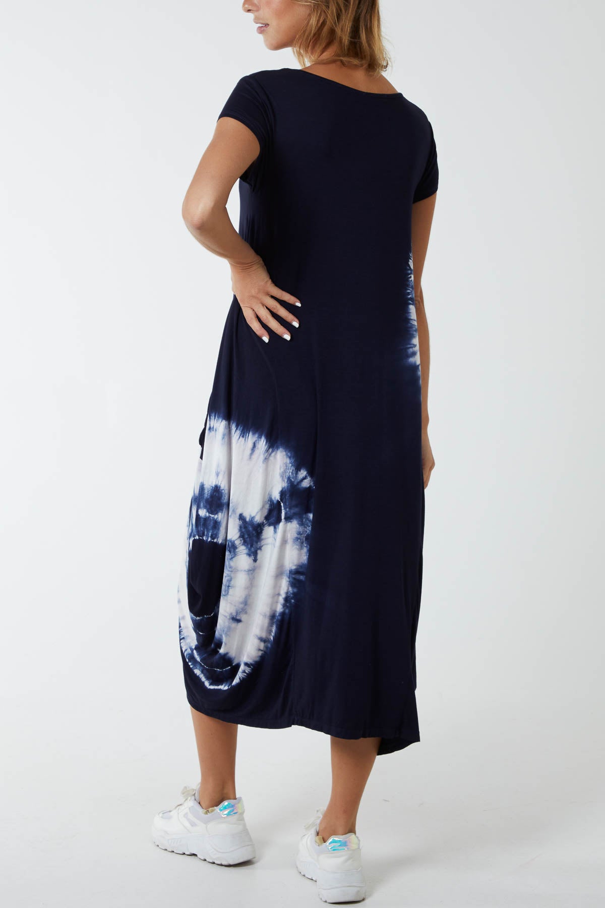Tie Dye Parachute Midi Dress