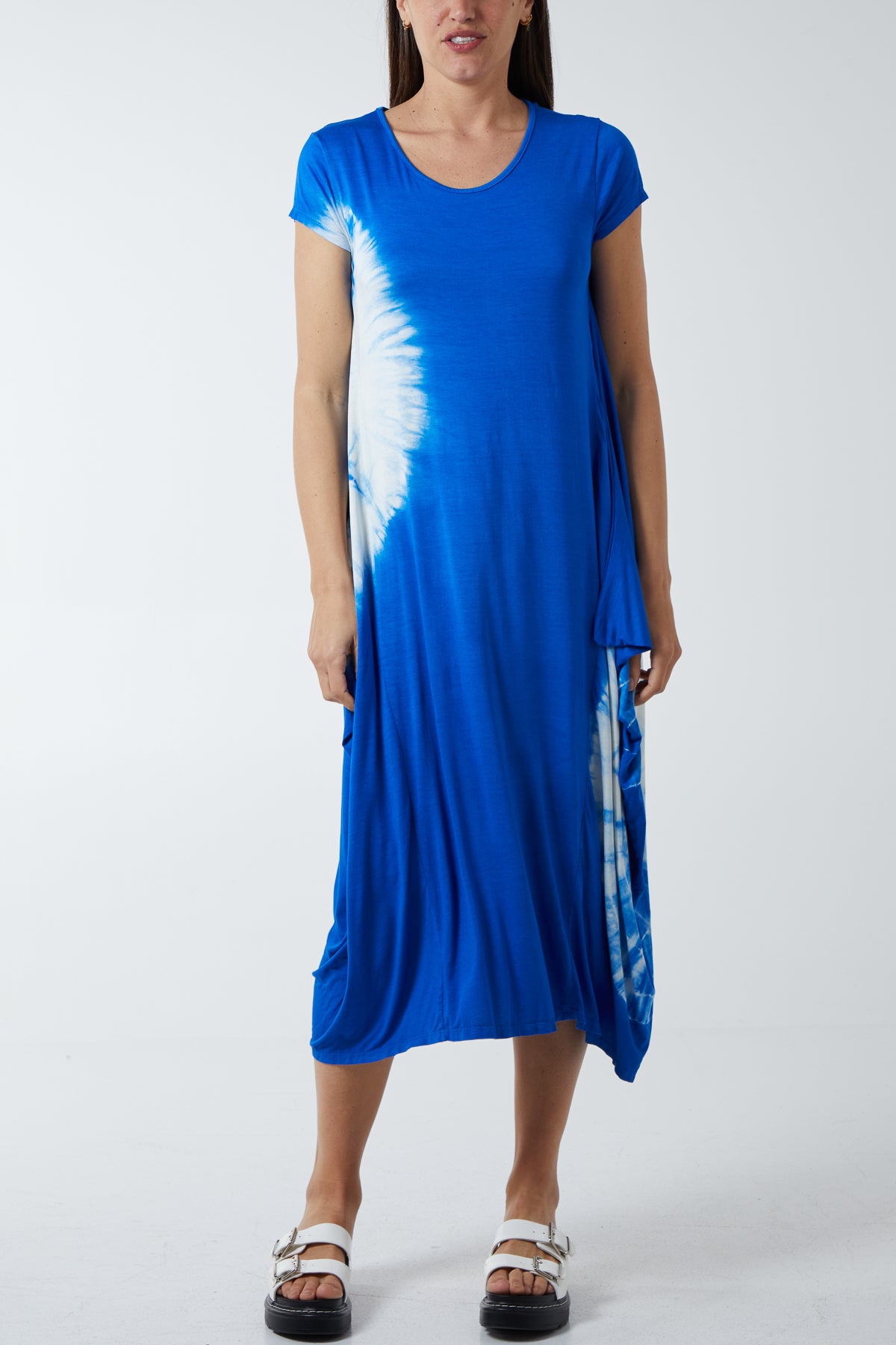 Tie Dye Parachute Midi Dress