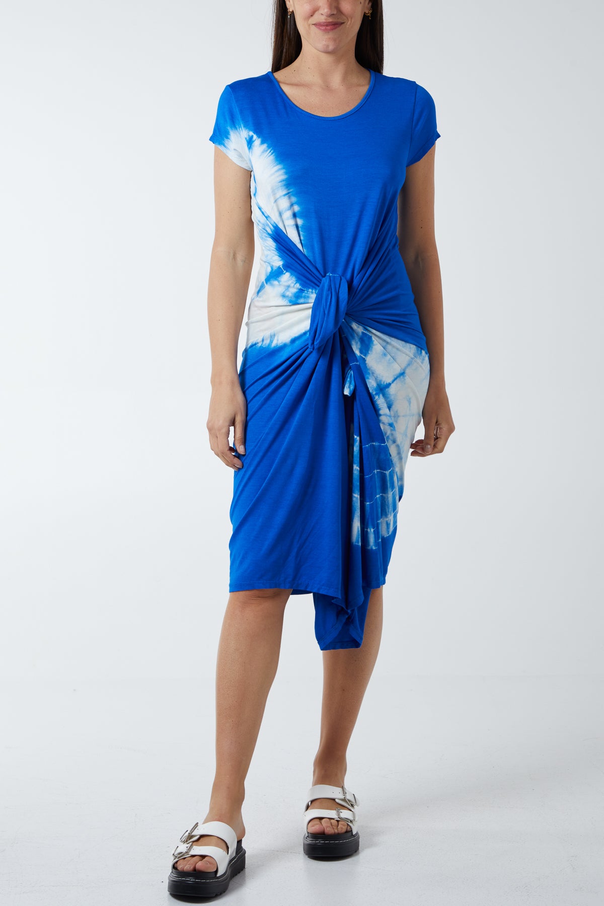 Tie Dye Parachute Midi Dress
