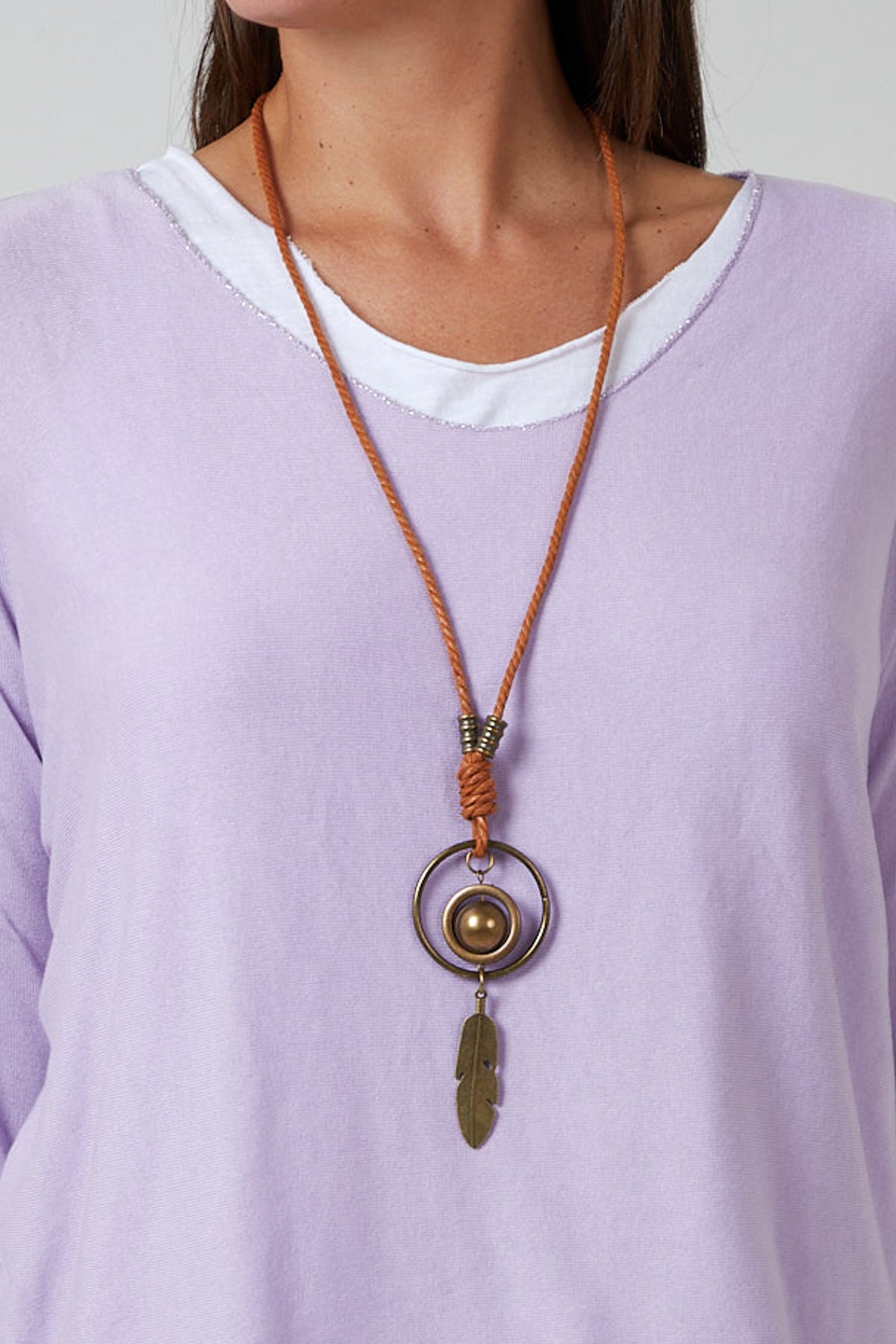Necklace Double Layer Top
