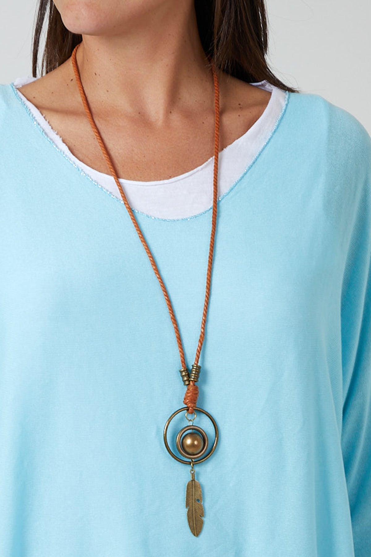 Necklace Double Layer Top