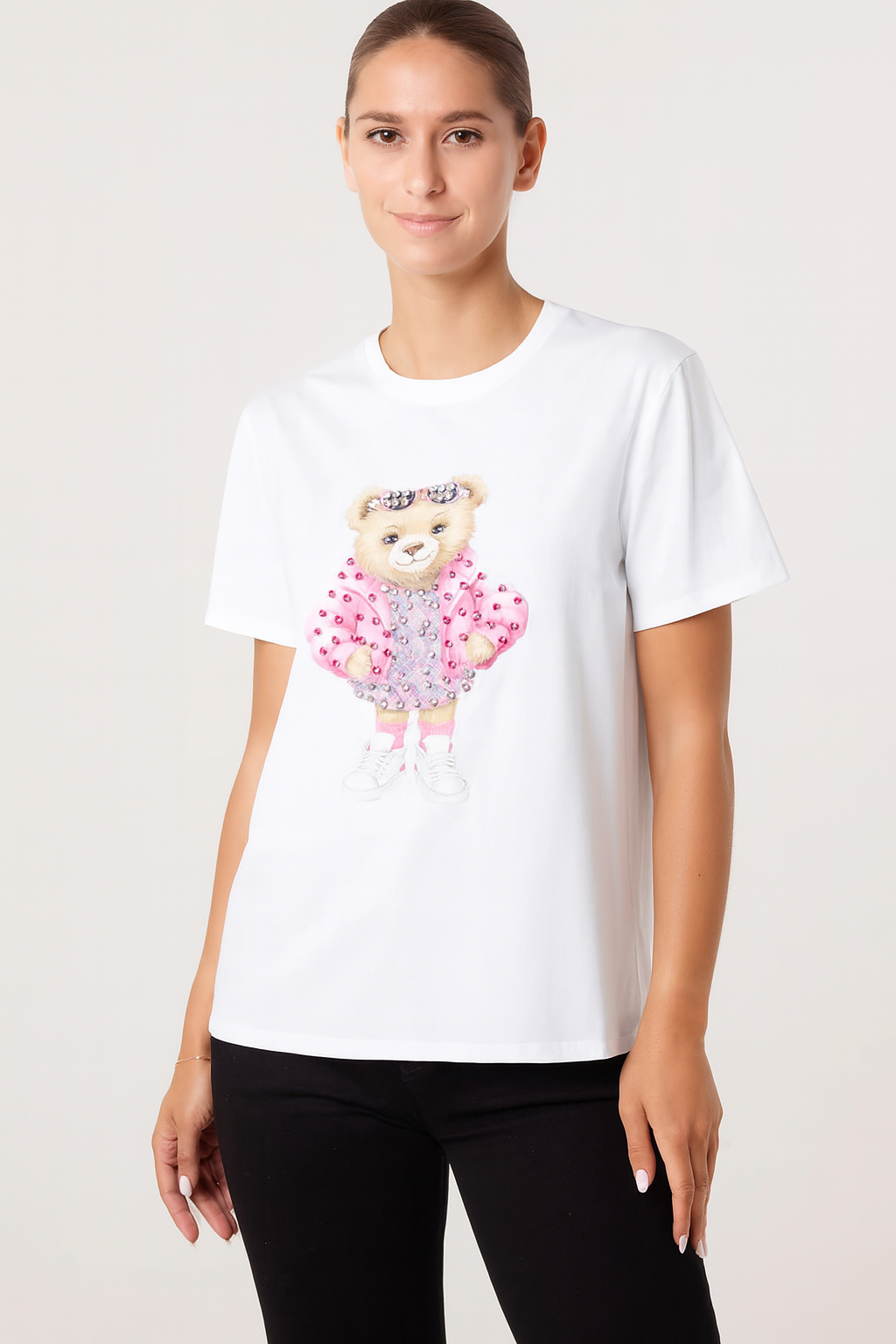 Embellished Cool Bear T-Shirt