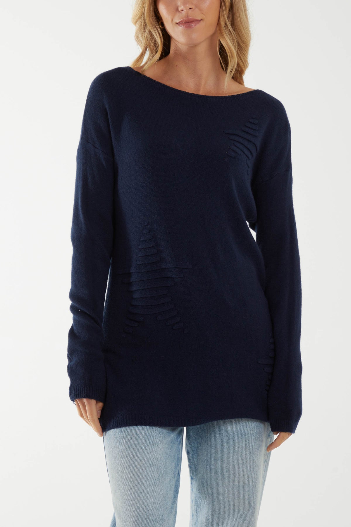 Multi Ribbed Star Jumper
