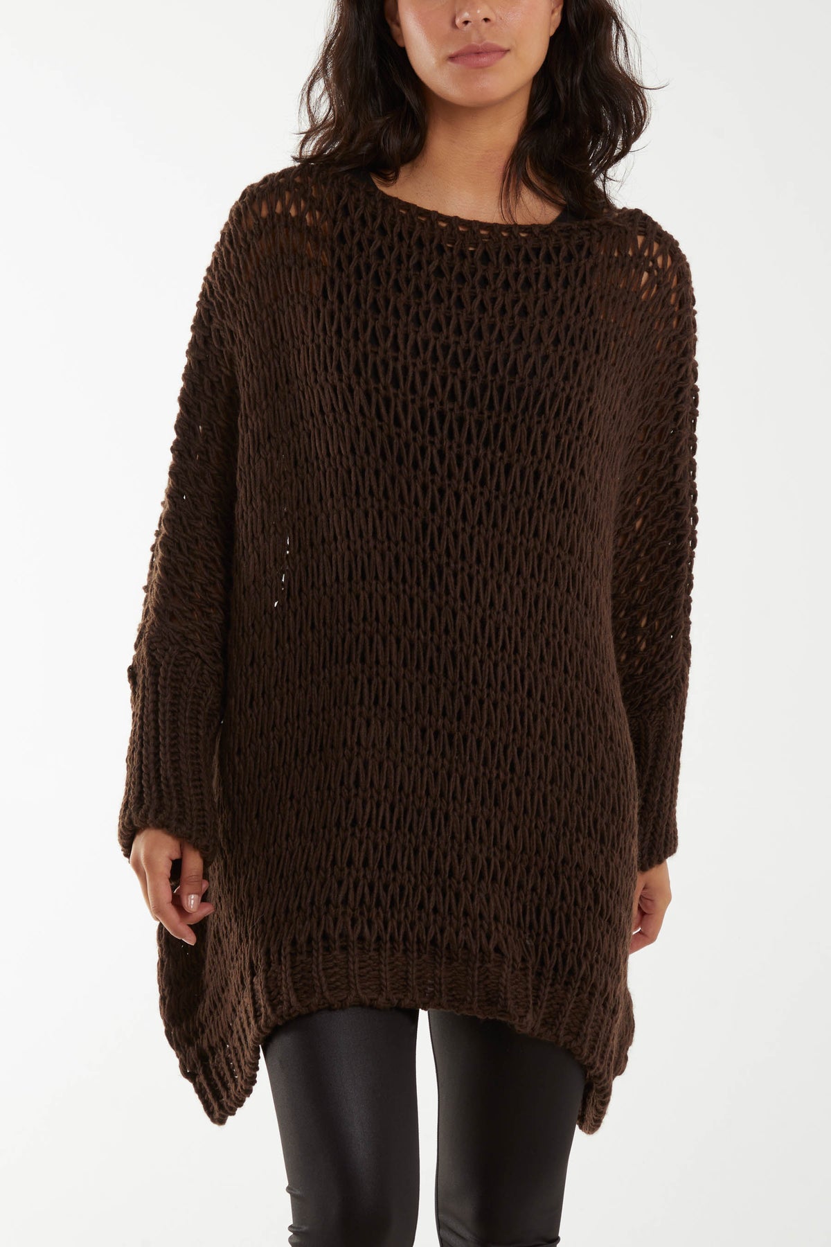 Oversize Crochet Jumper