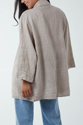Linen Kimono Jacket