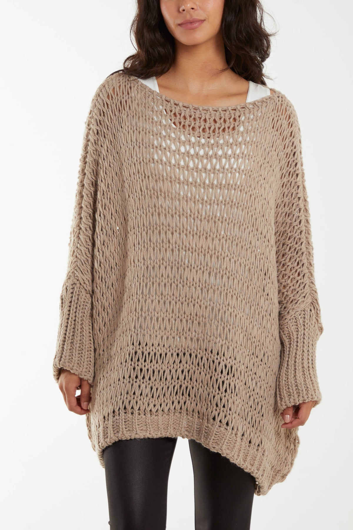 Oversize Crochet Jumper