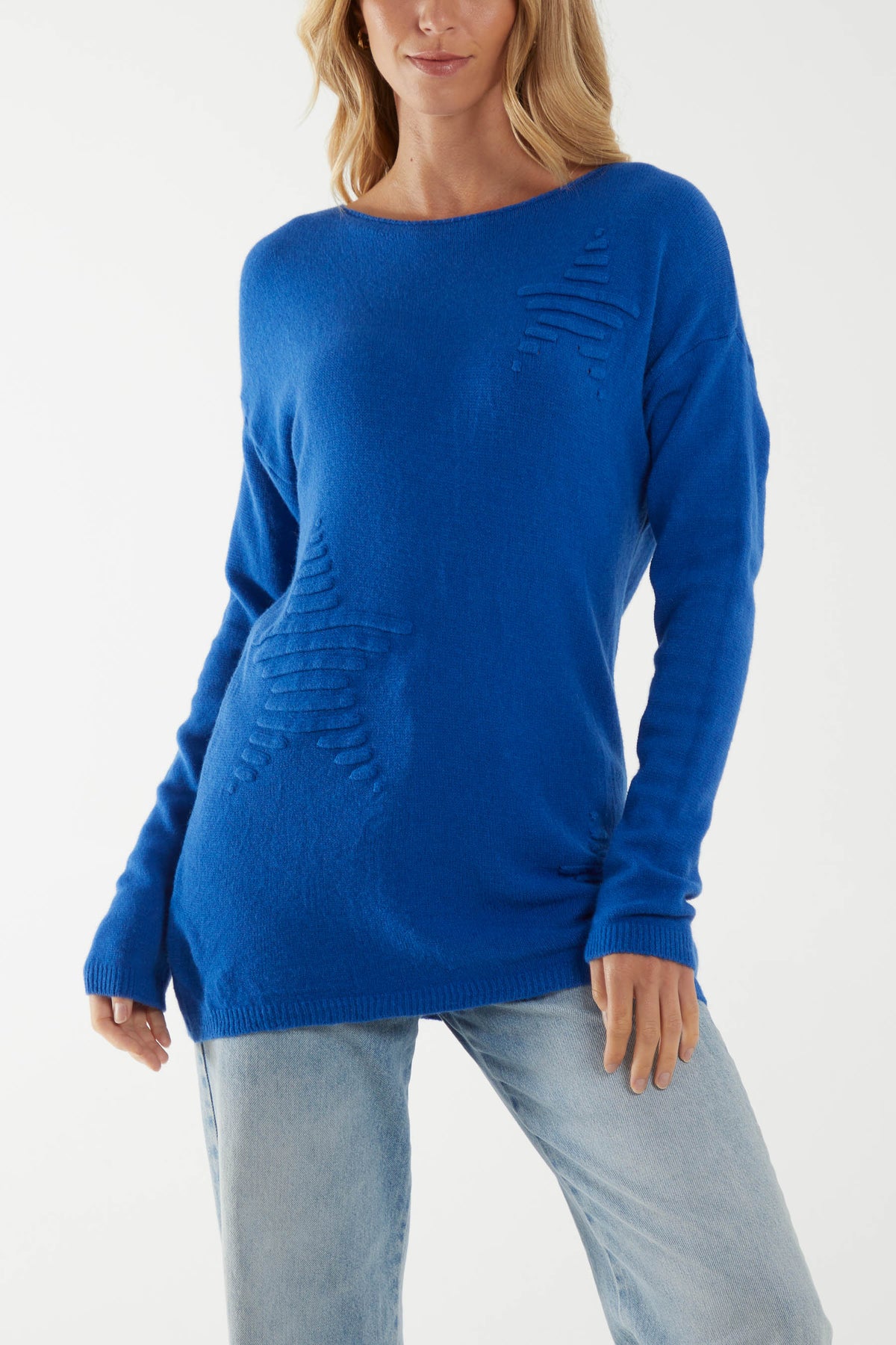 Multi Ribbed Star Jumper