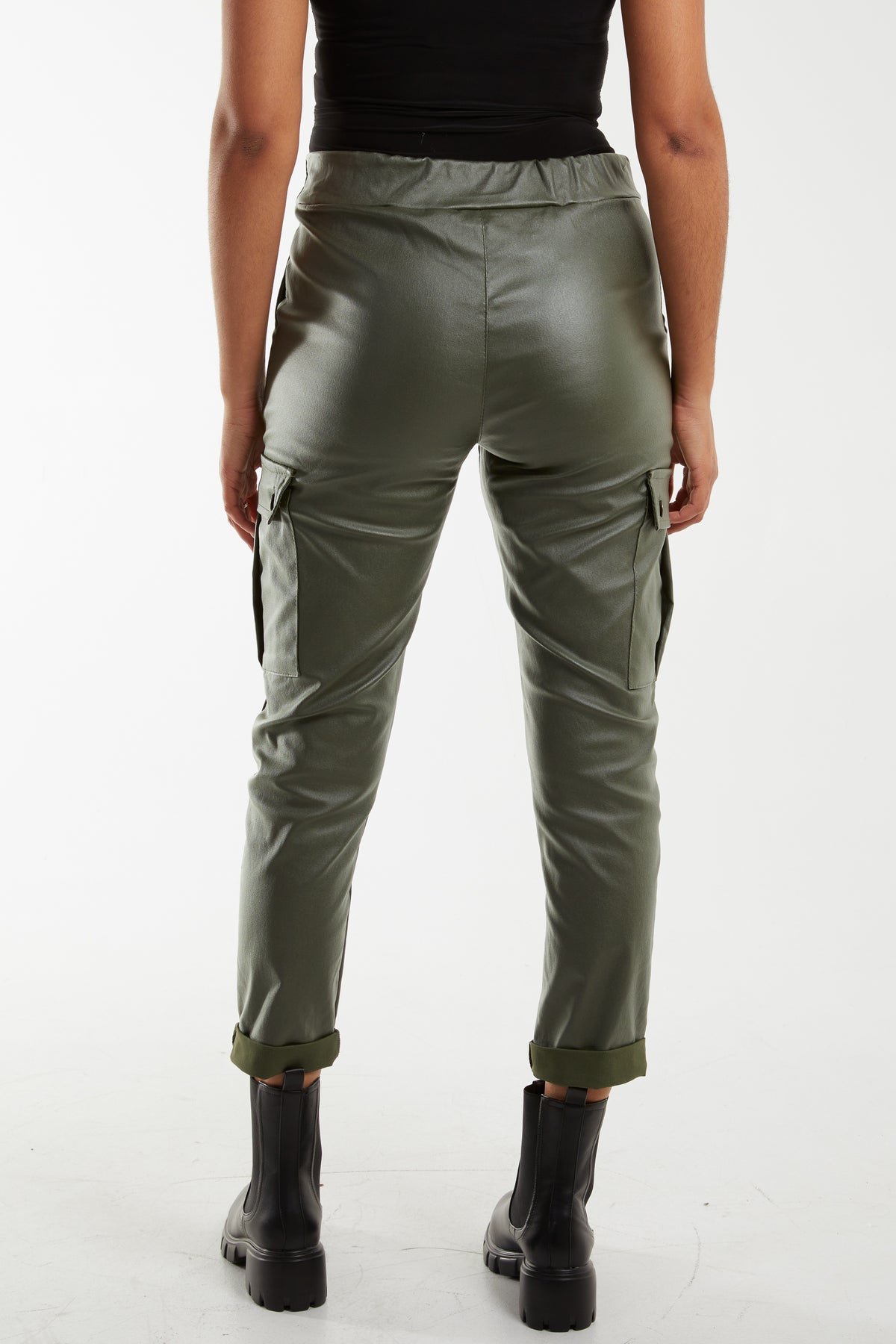 Magic Super Stretch Coated Cargo Trouser