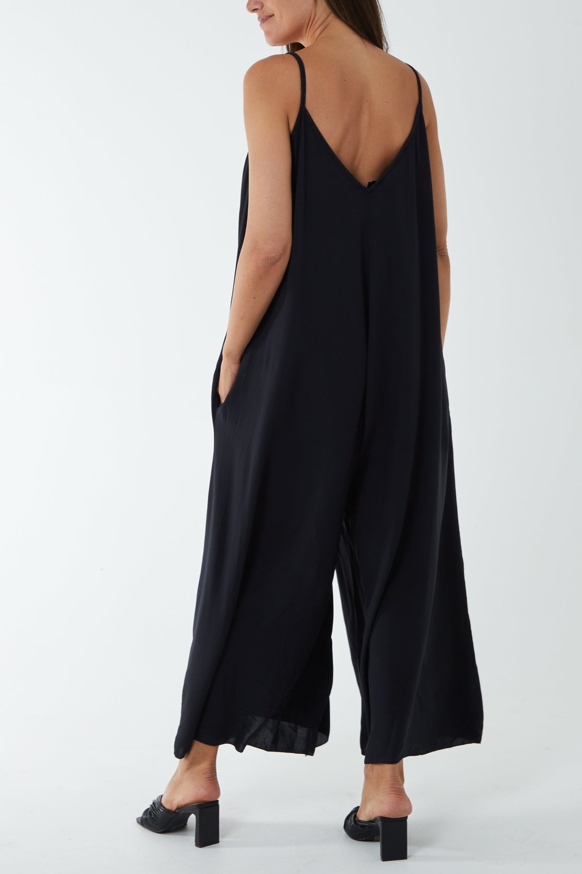 V Neck Cami Jumpsuit