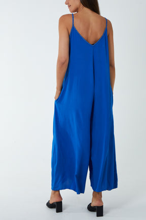 V Neck Cami Jumpsuit