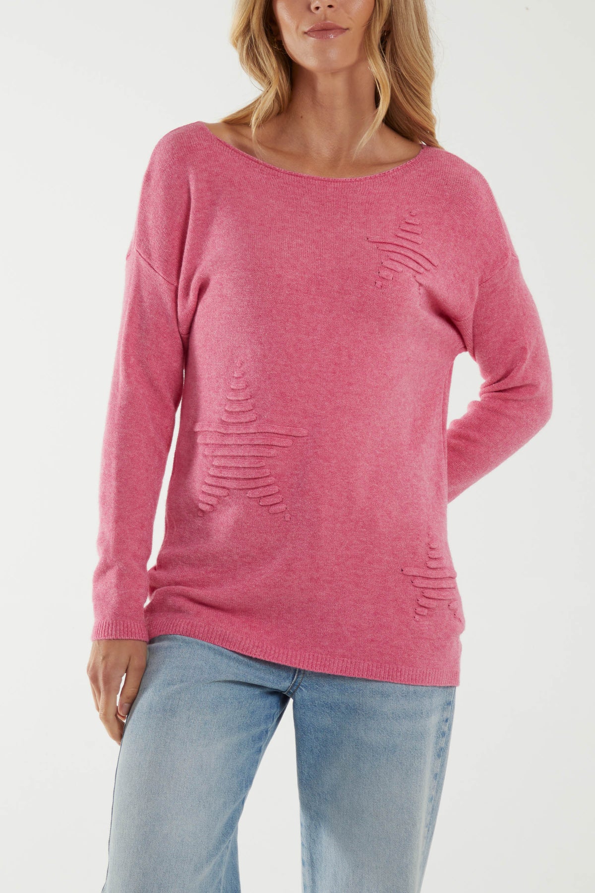 Multi Ribbed Star Jumper