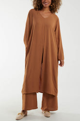 Long Sleeve Dress and Trousers Co-Ord Set