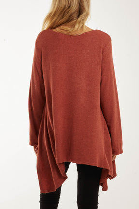 Necklace Long Sleeve Fine Knit