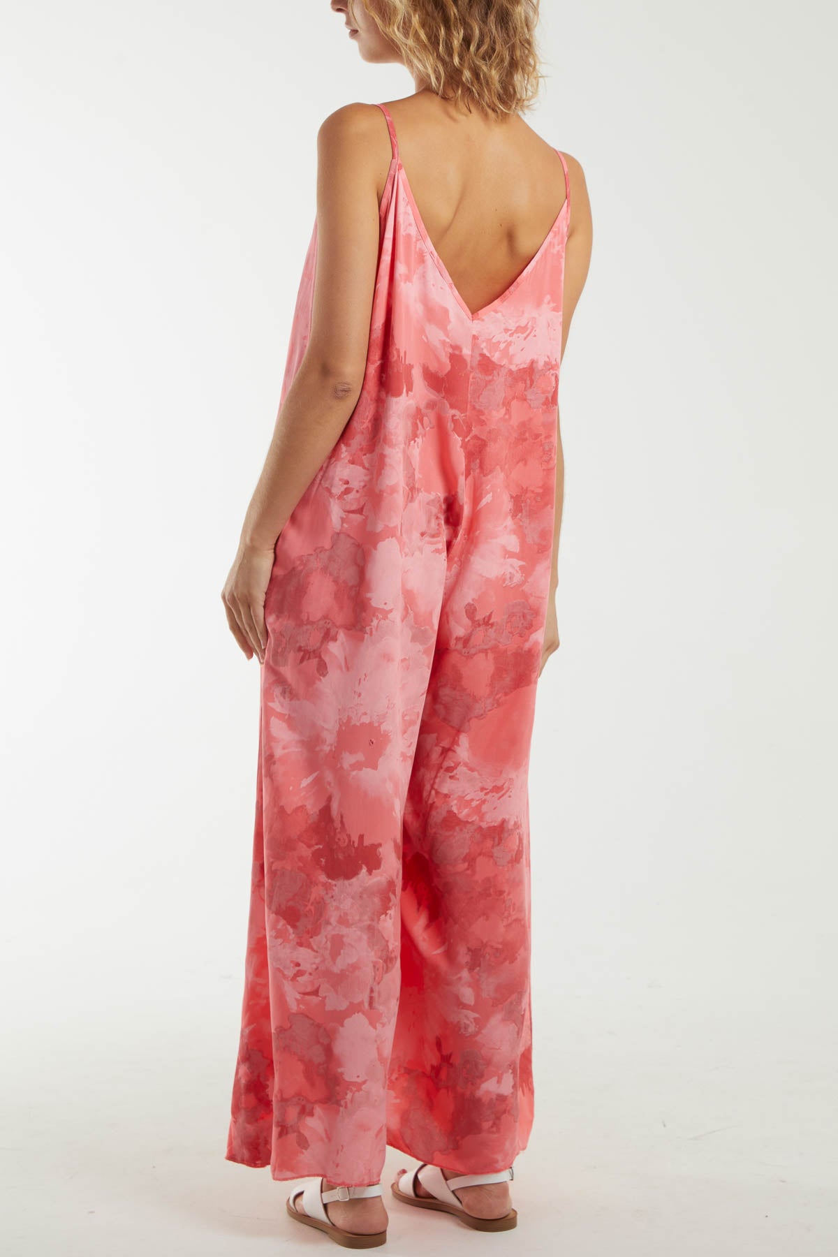 Smoky Print Cami Relaxed Fit Jumpsuit