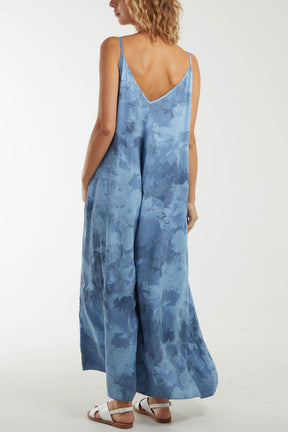Smoky Print Cami Relaxed Fit Jumpsuit
