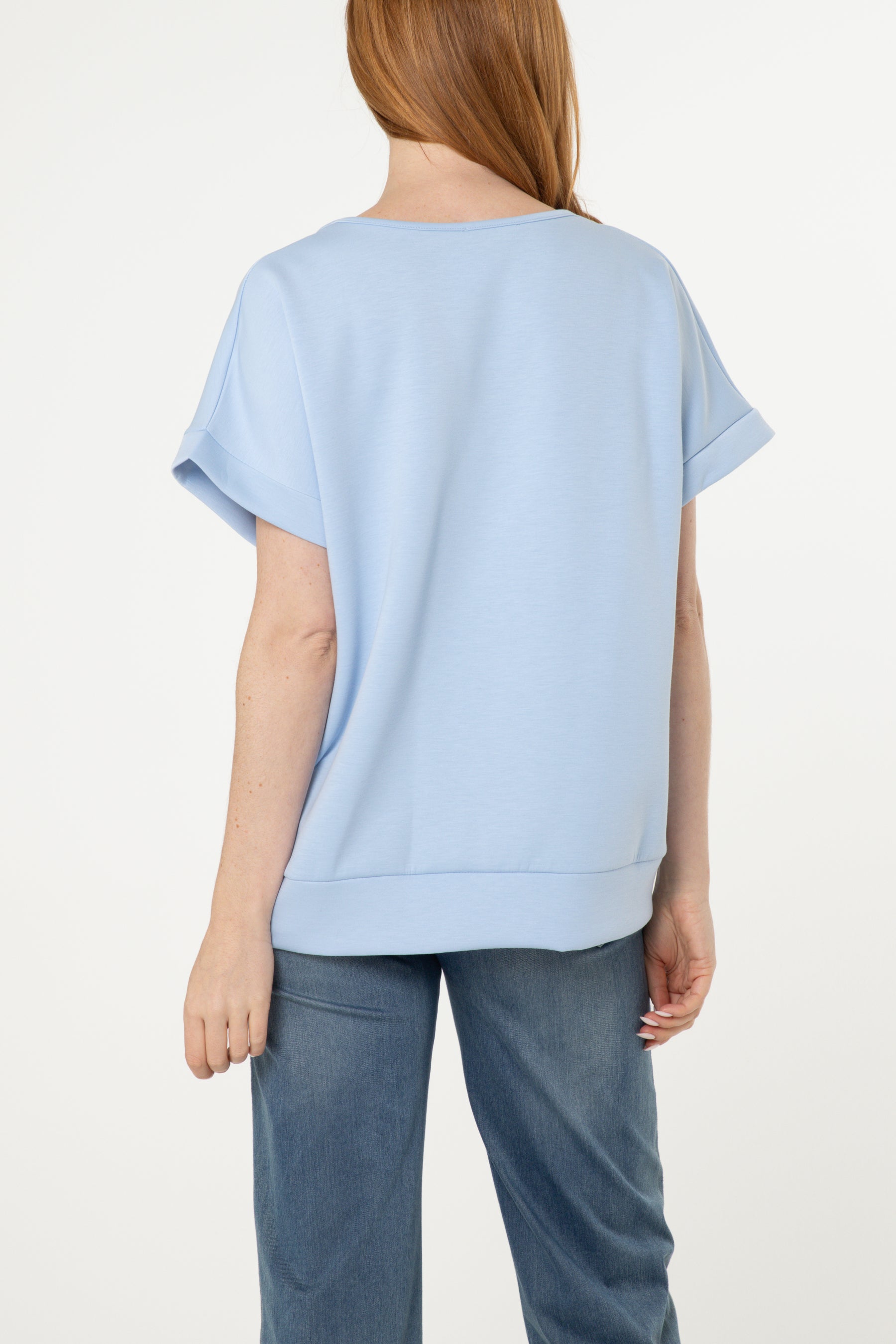 "Weekend" Short Sleeve Sweat Top