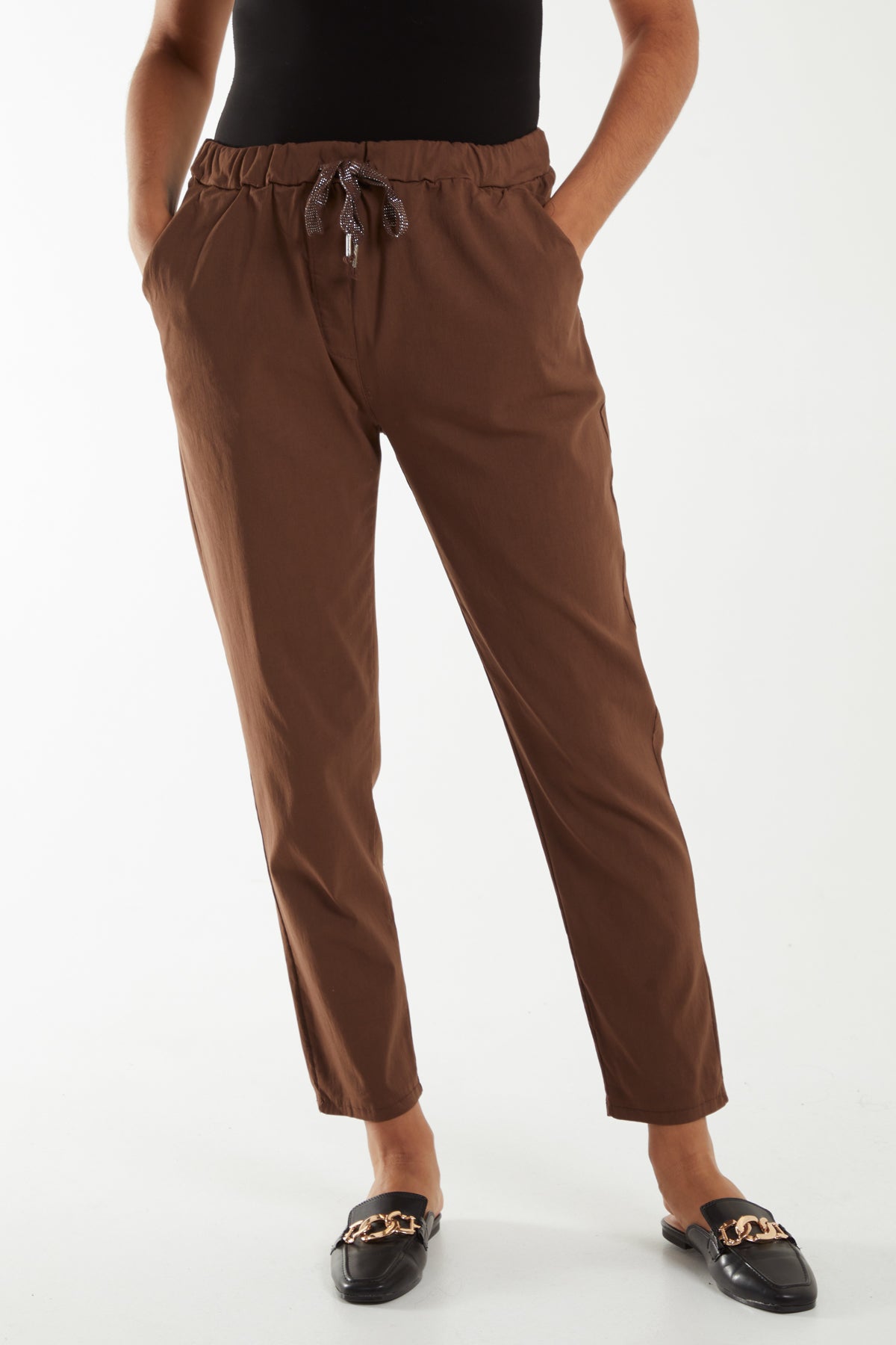 Magic Drawstring Relaxed Fit Trousers
