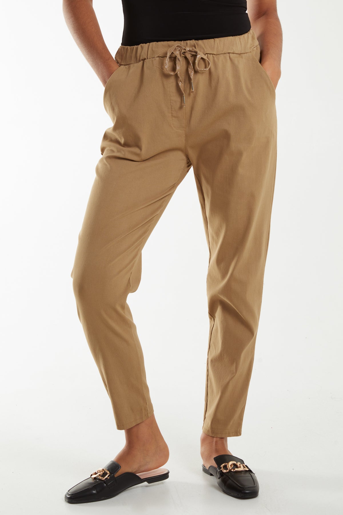Magic Drawstring Relaxed Fit Trousers