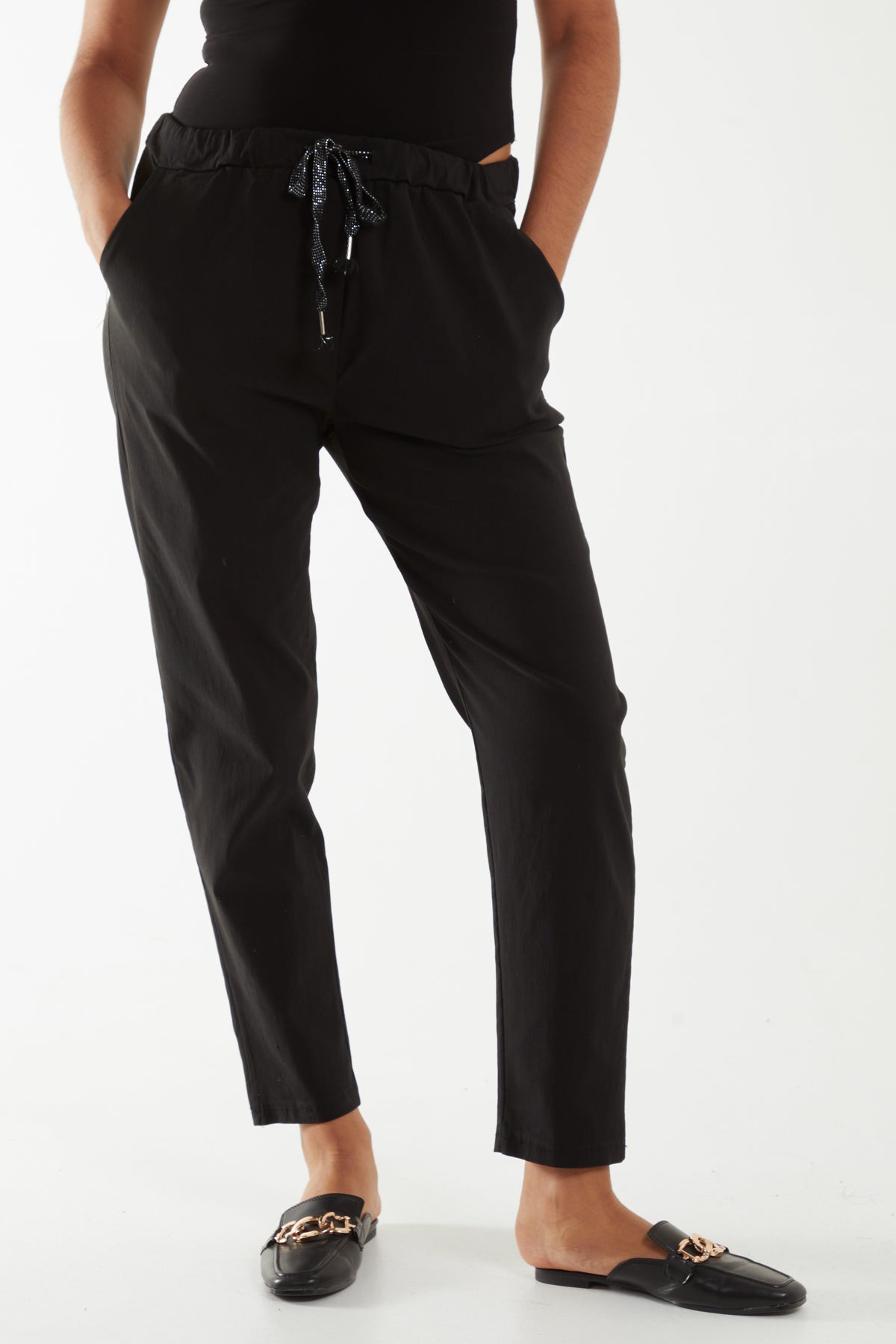 Magic Drawstring Relaxed Fit Trousers