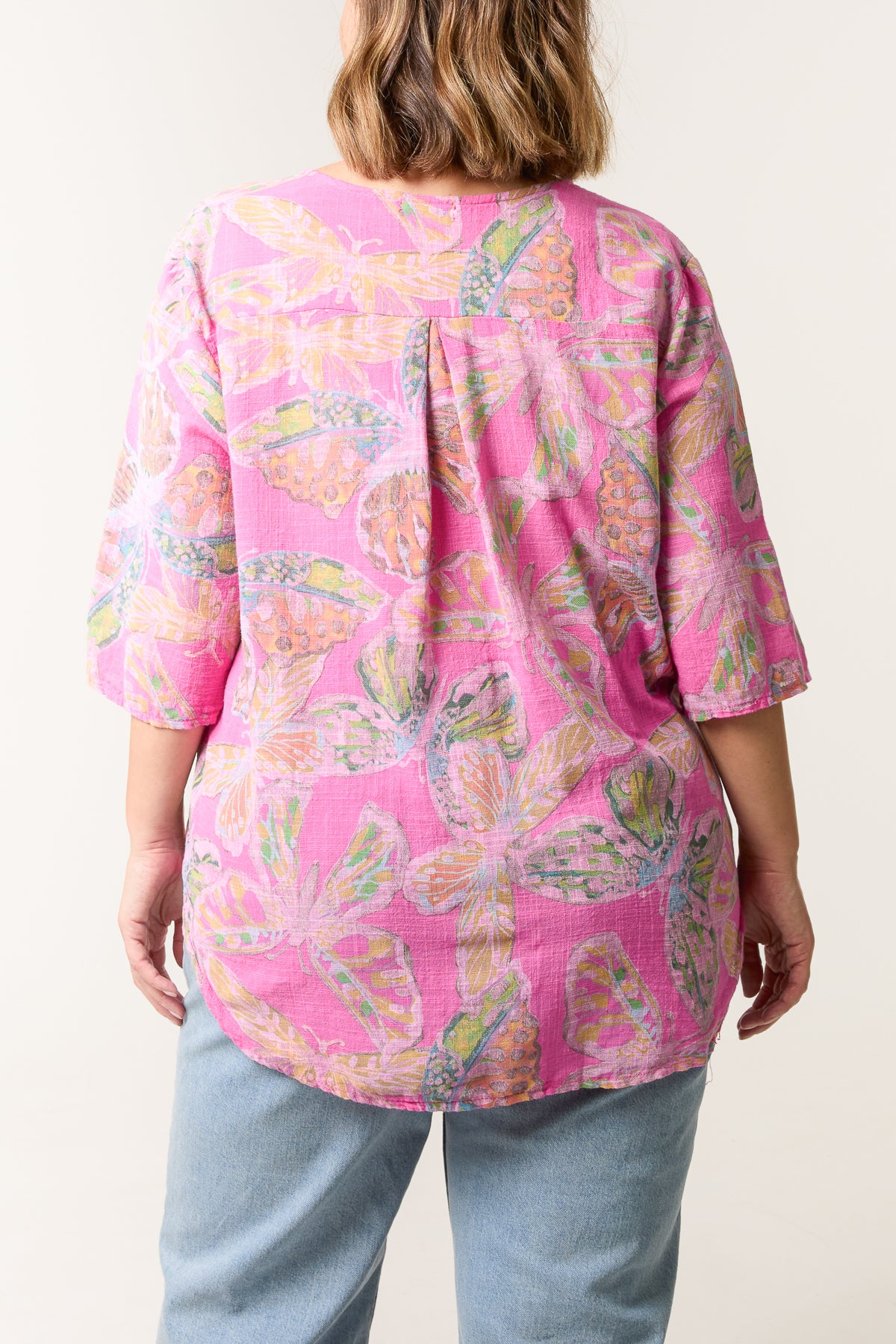 Butterfly Print Pure Cotton Top