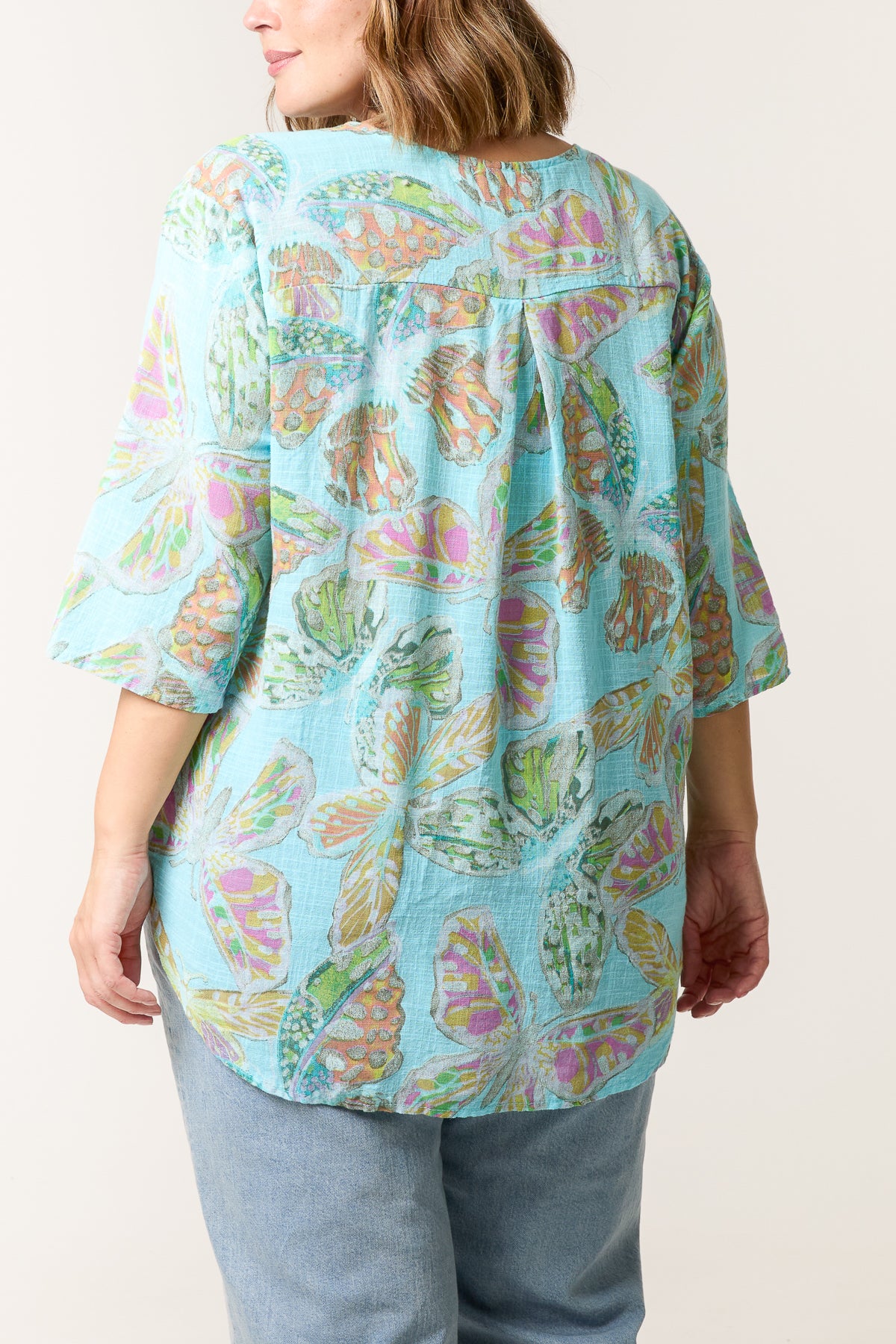 Butterfly Print Pure Cotton Top