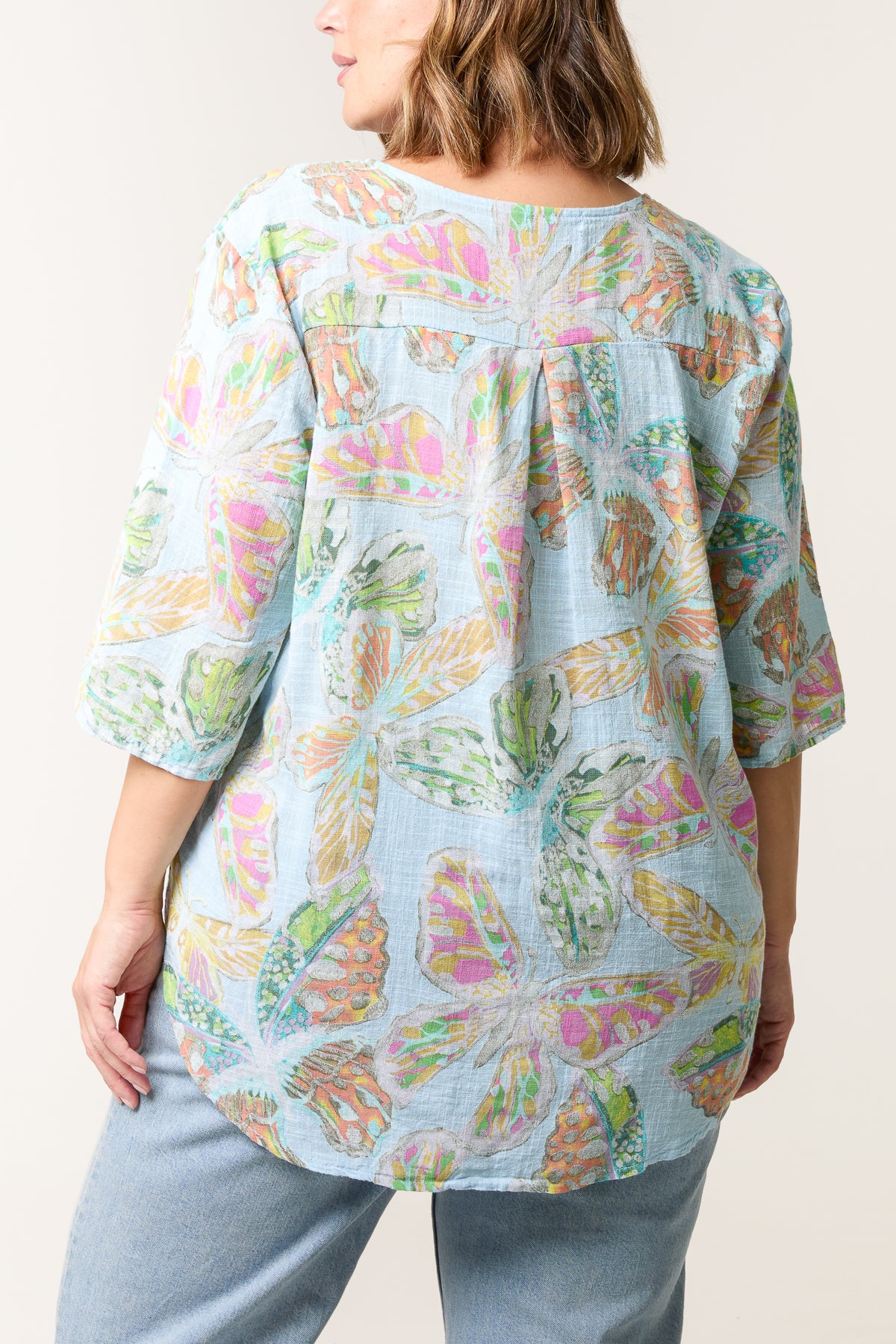 Butterfly Print Pure Cotton Top