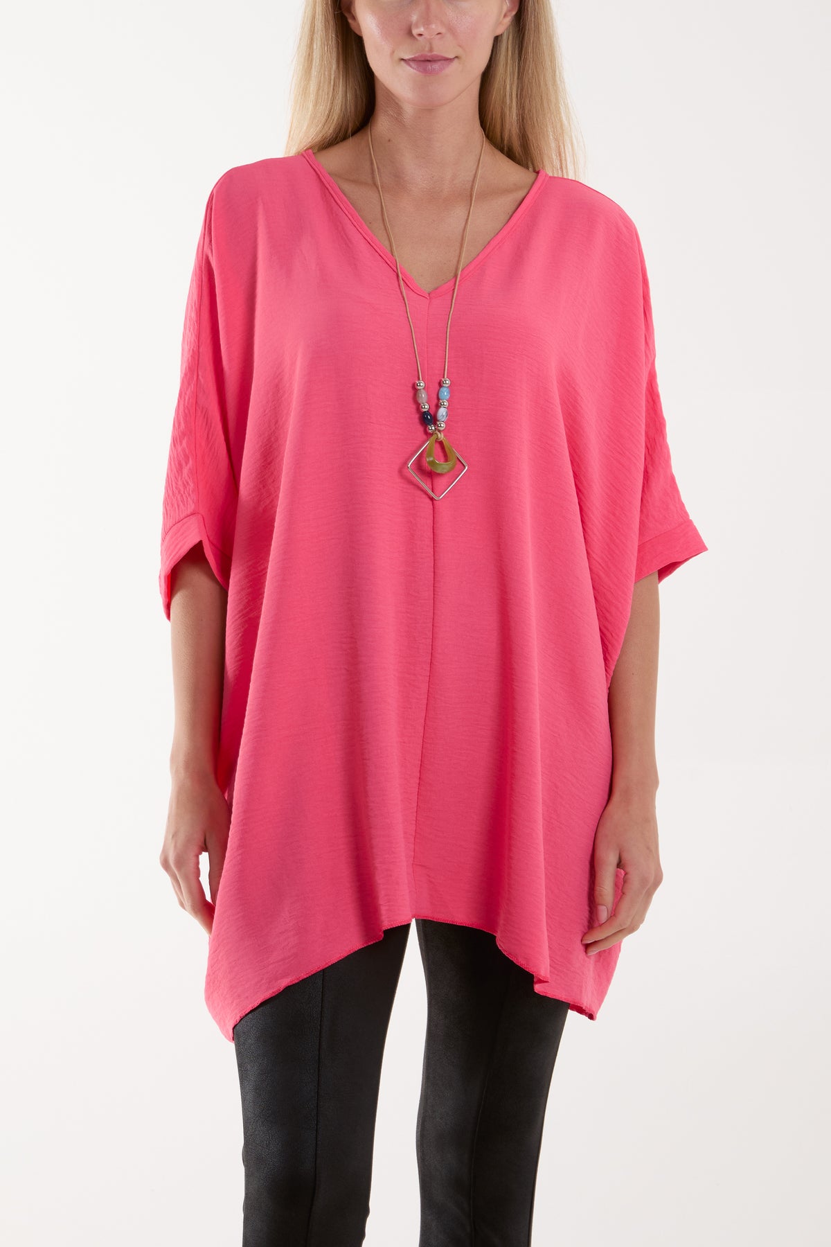 Necklace Double V-Neck Top