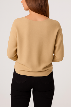 Embellished Diamond Patterned Jumper