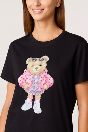 Embellished Cool Bear T-Shirt