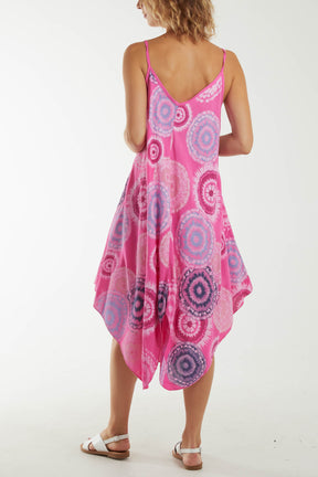 Kaleidoscope Hanky Hem Dress