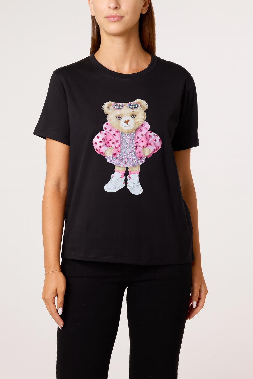 Embellished Cool Bear T-Shirt