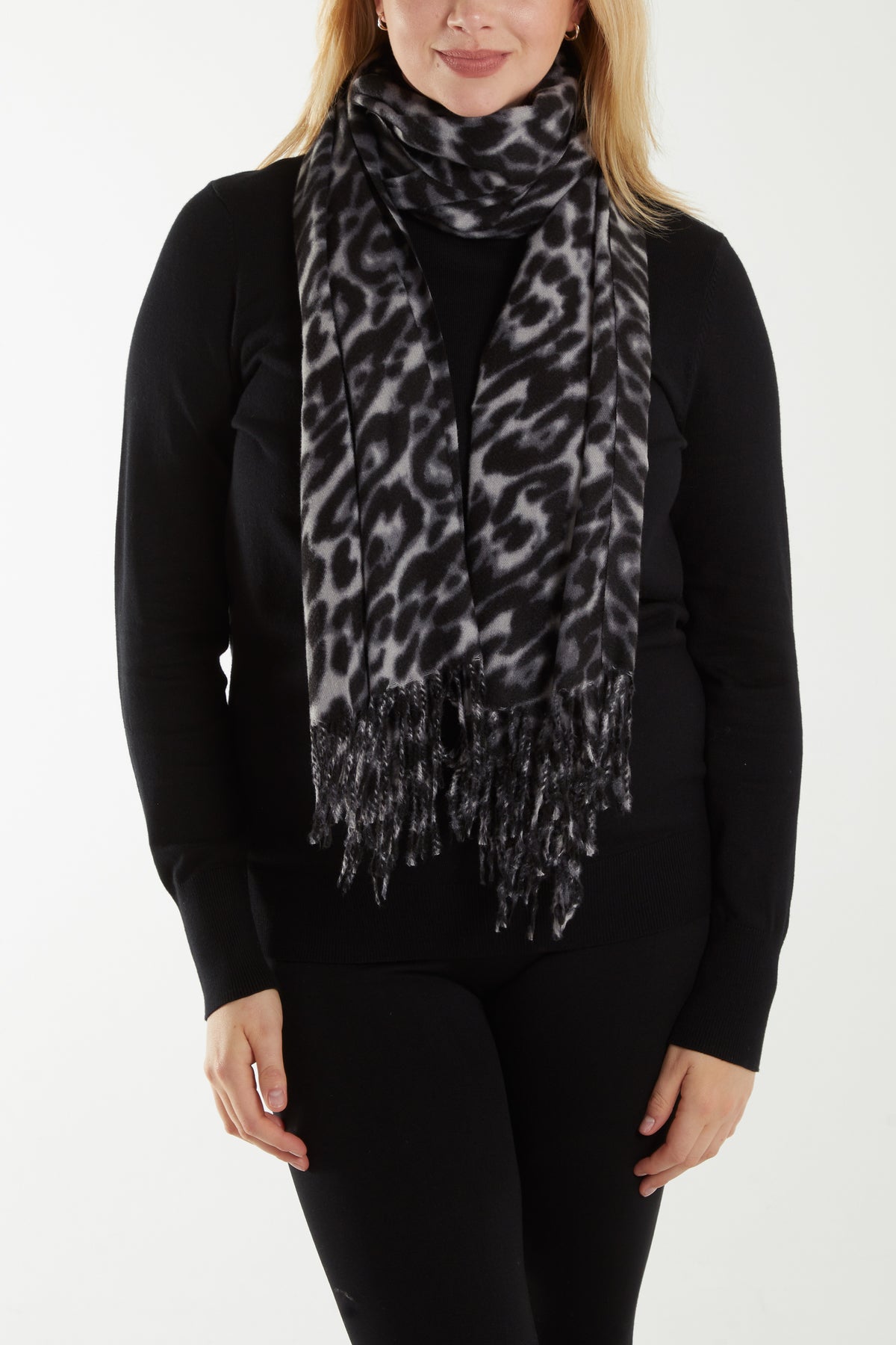 Leopard Print Soft Touch Scarf