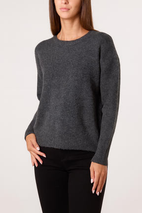 Crew Neck Knit Jumper