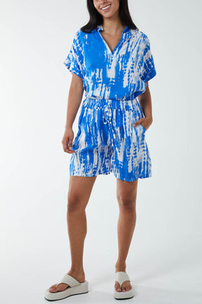 Tie Dye Co-Ord Set with Shorts