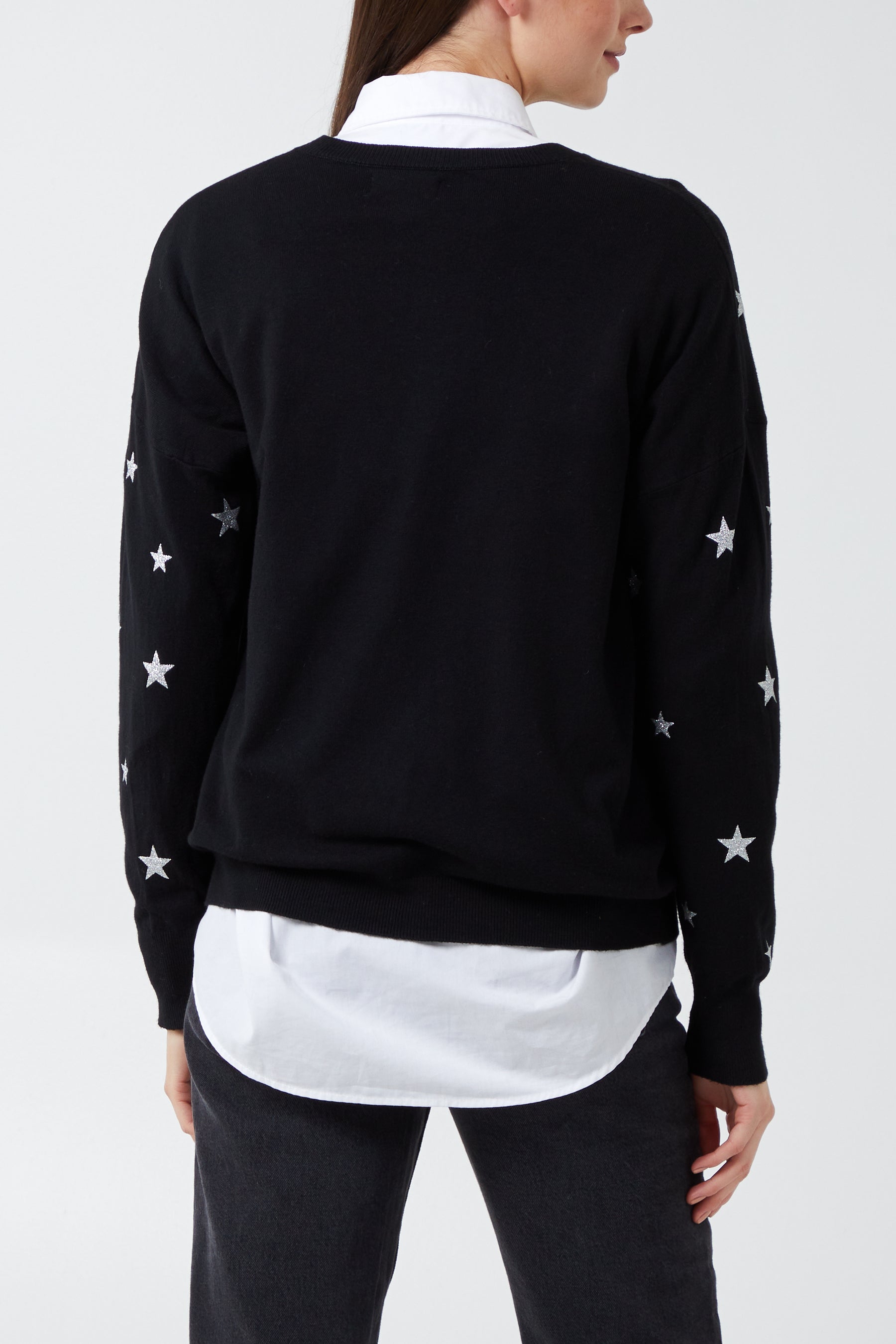 Glitter star outlet jumper