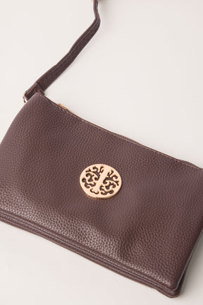 Small Gold Detail Shoulder/Clutch Purse