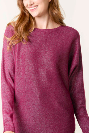 Fine Knit Glitter Jumper