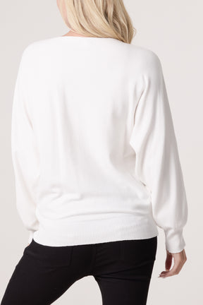 Pearl Embellished Ditsy Floral Jumper