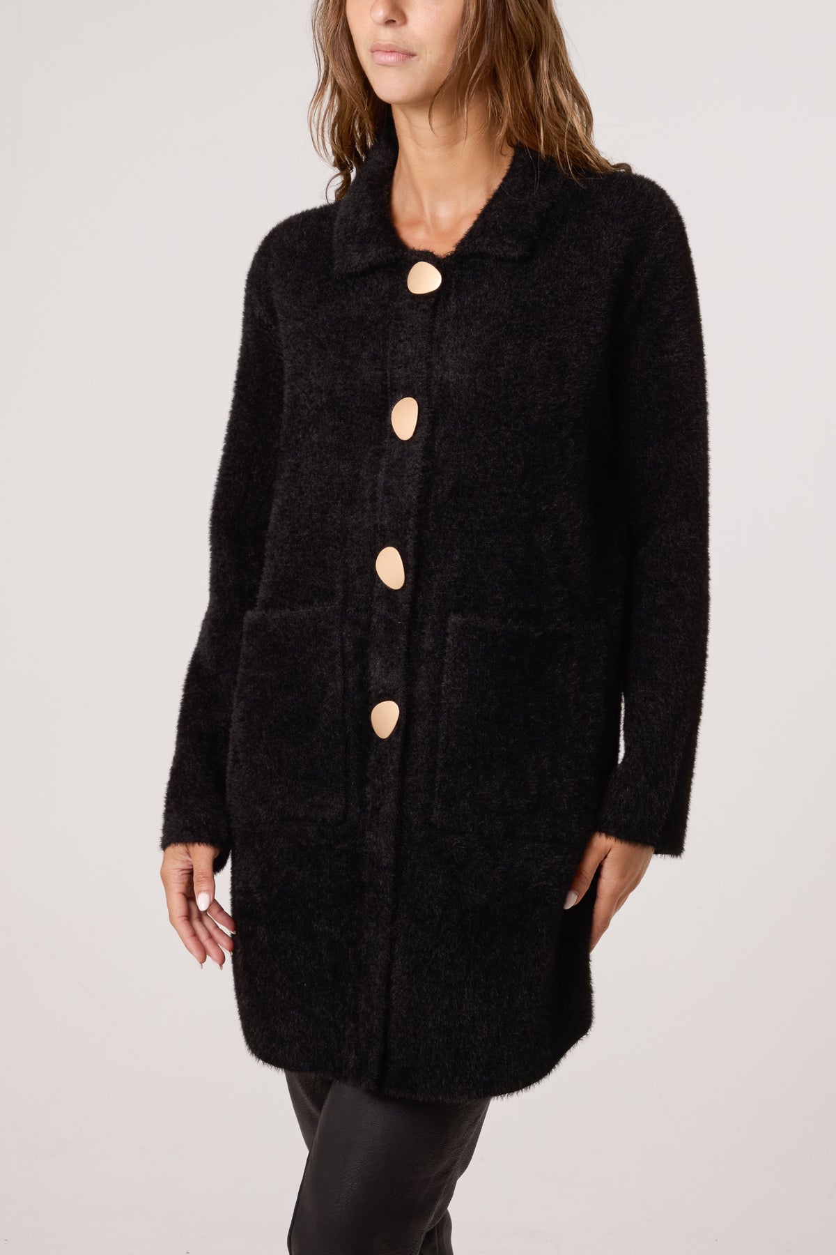 Soft Classic Collar Overcoat
