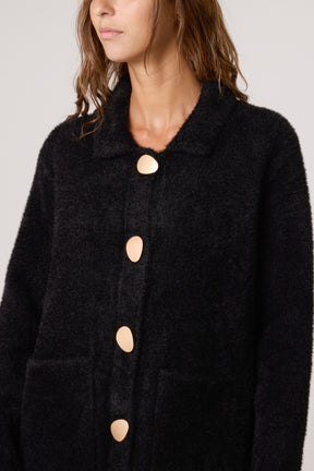 Soft Classic Collar Overcoat