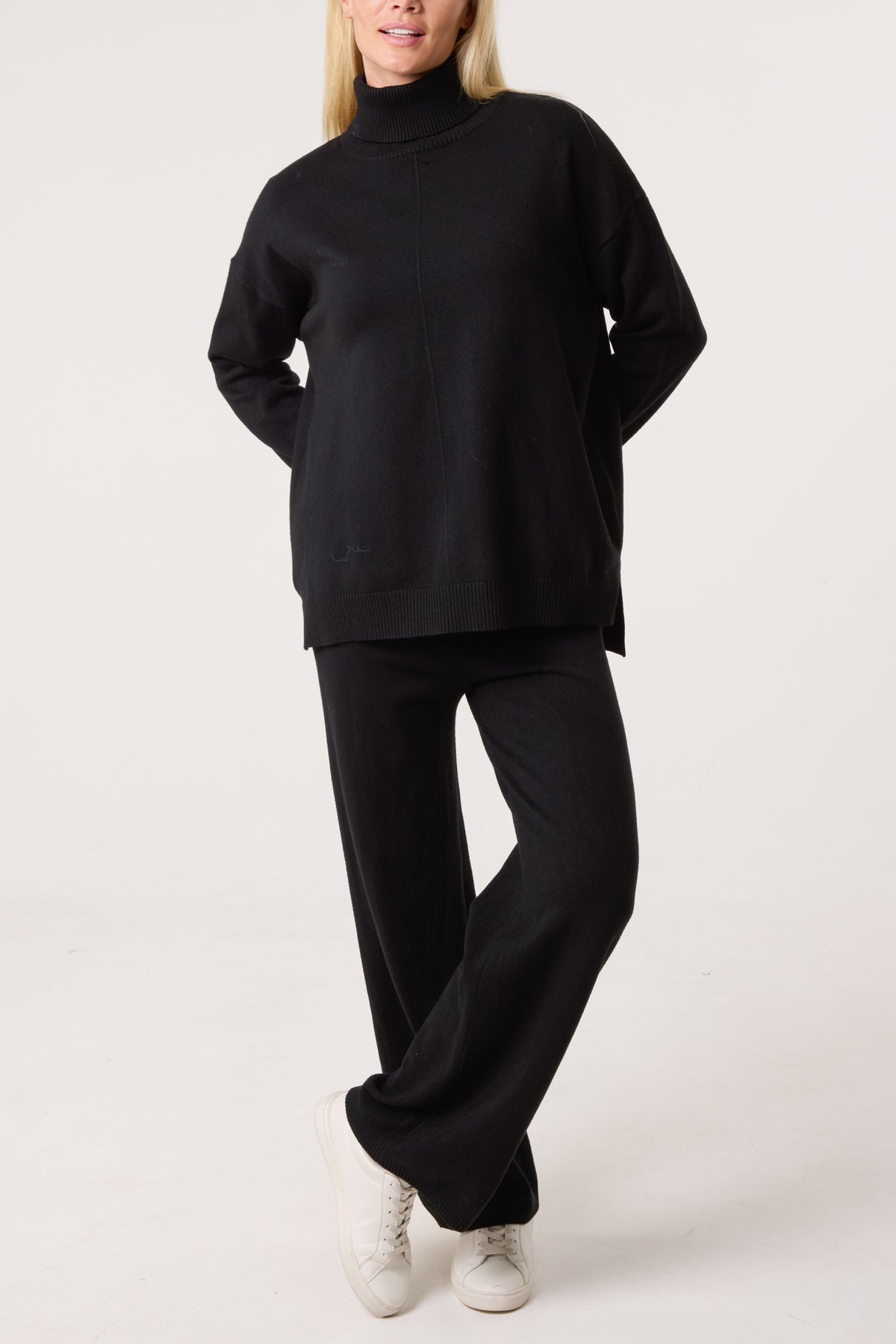 Roll Neck Relaxed Jumper & Trouser Kit Set