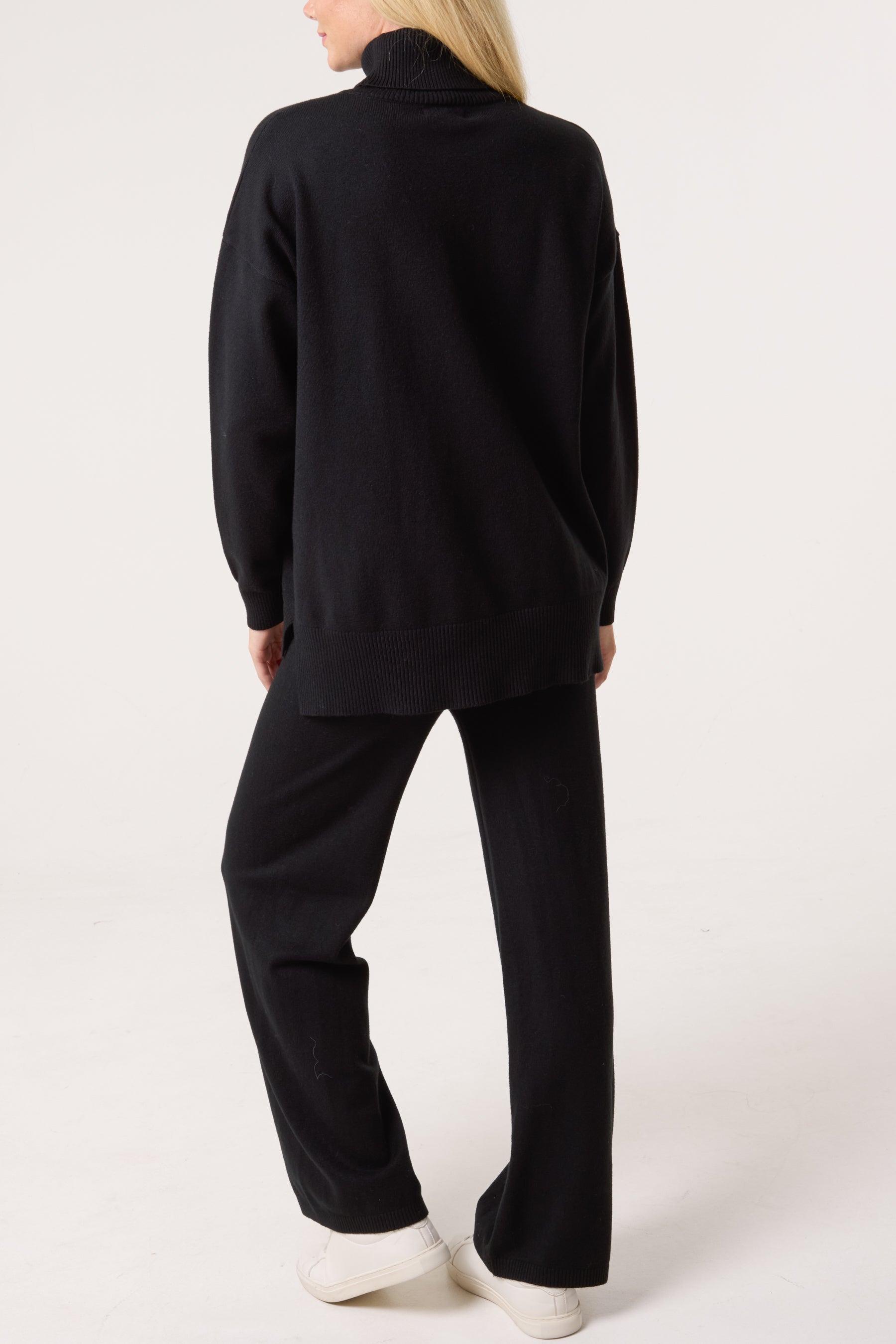 Roll Neck Relaxed Jumper & Trouser Kit Set