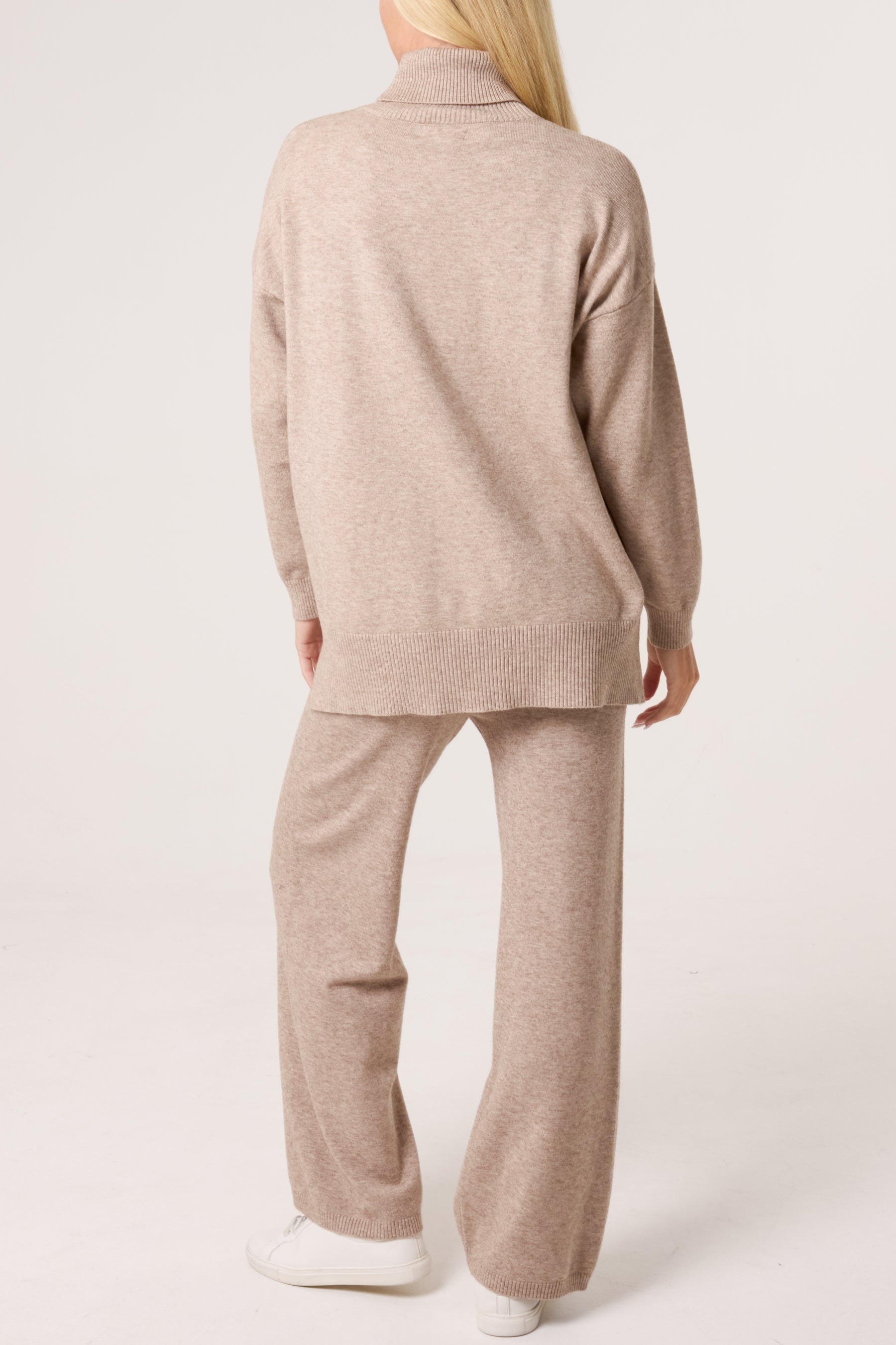 Roll Neck Relaxed Jumper & Trouser Kit Set