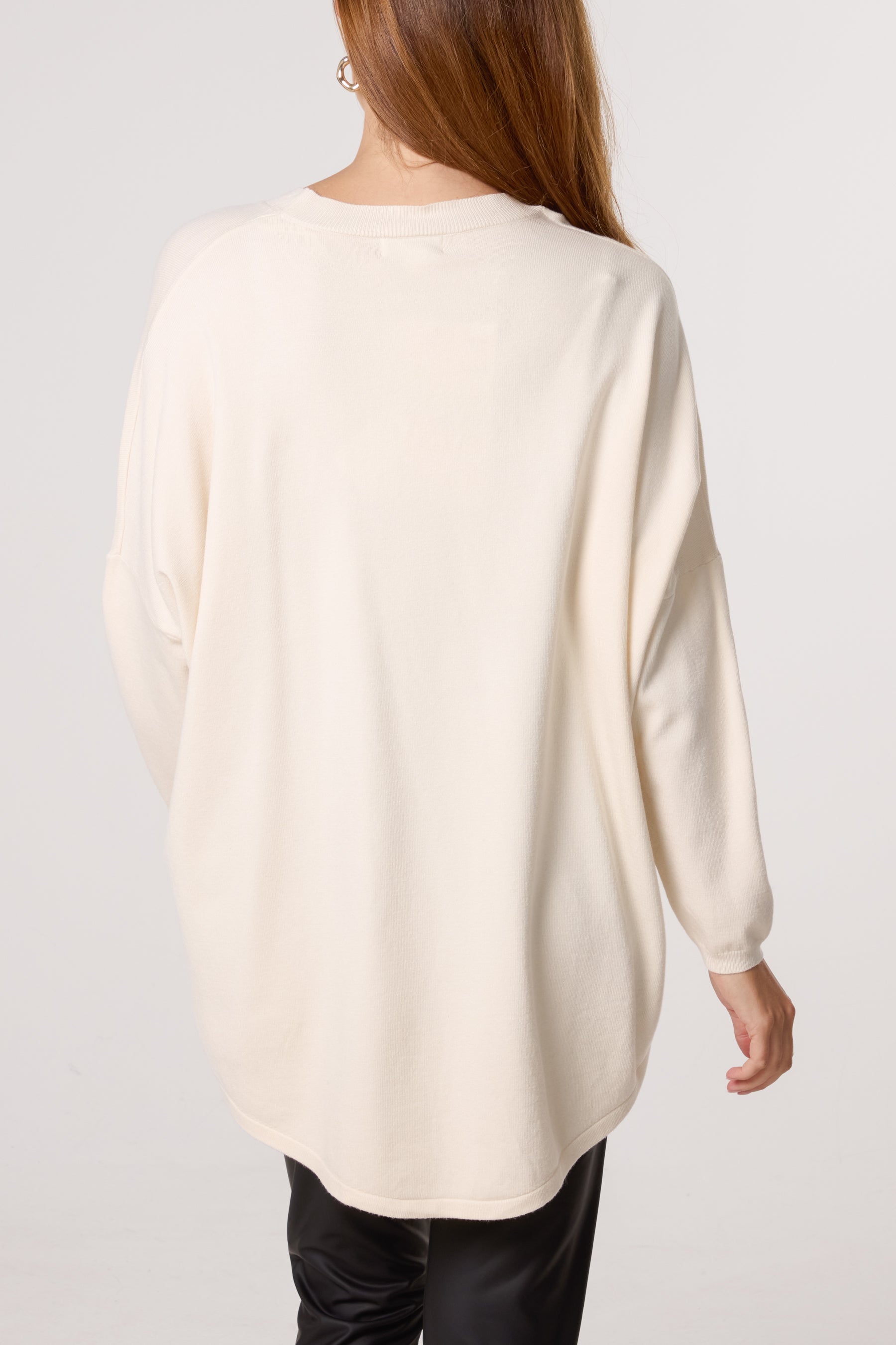 Embellished Bow Crew Neck Jumper