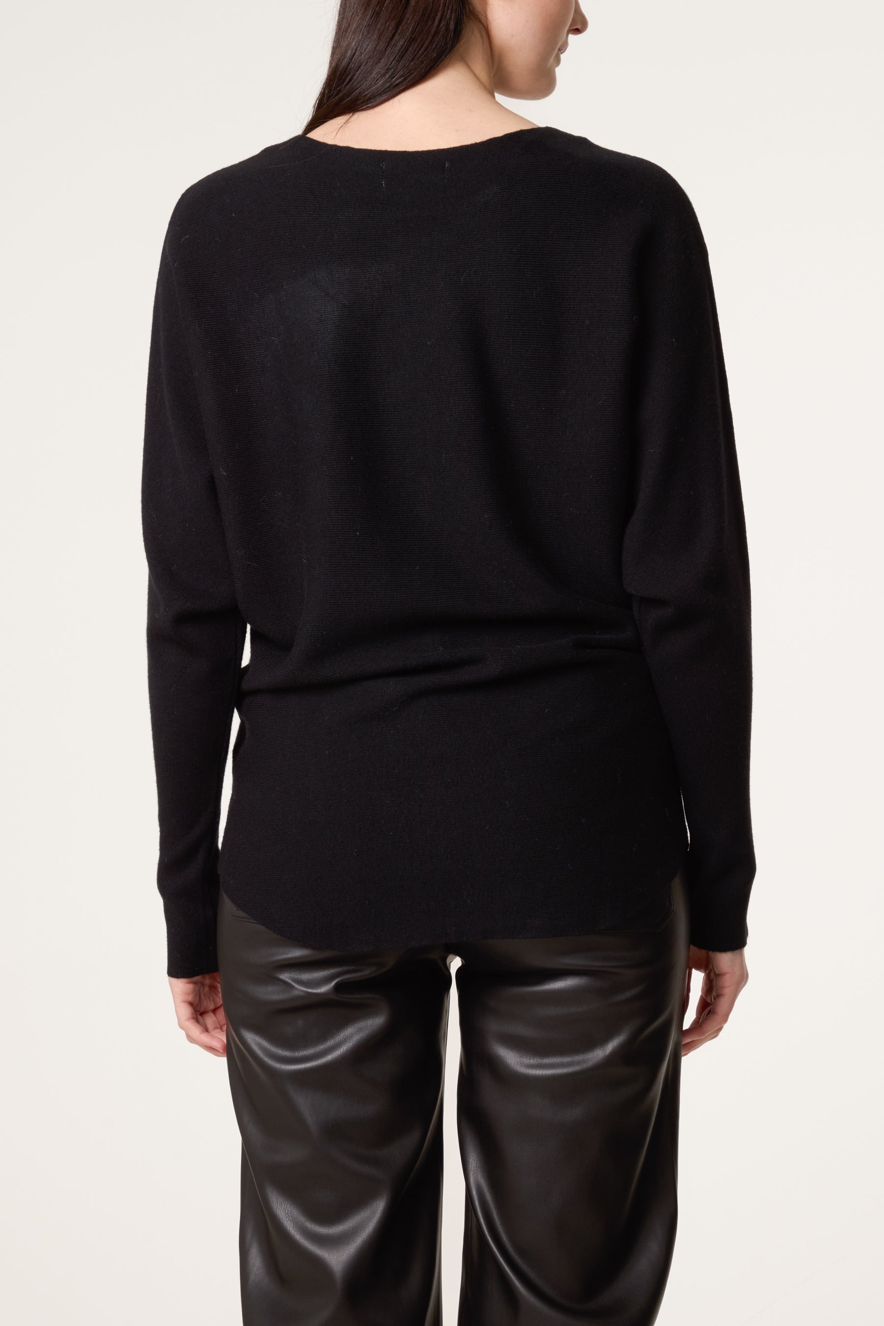 Sequin Heart Fine Knit Jumper