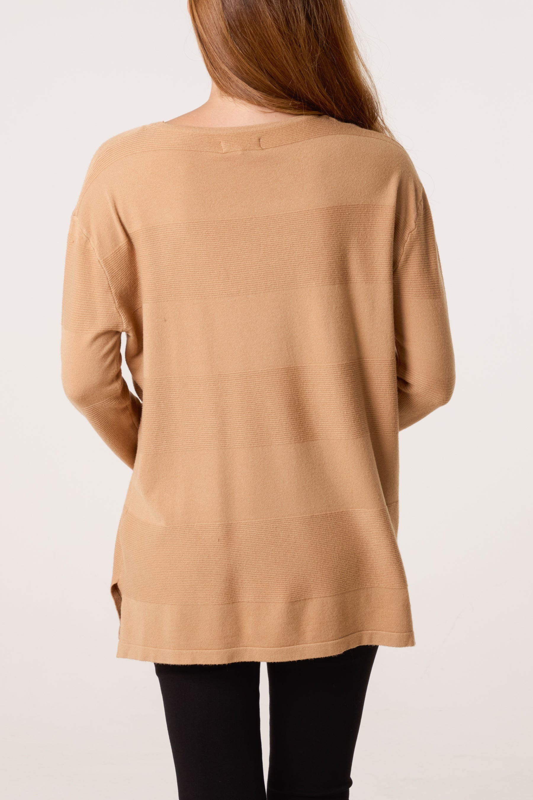 Diamante Blocks Fine Knit Jumper