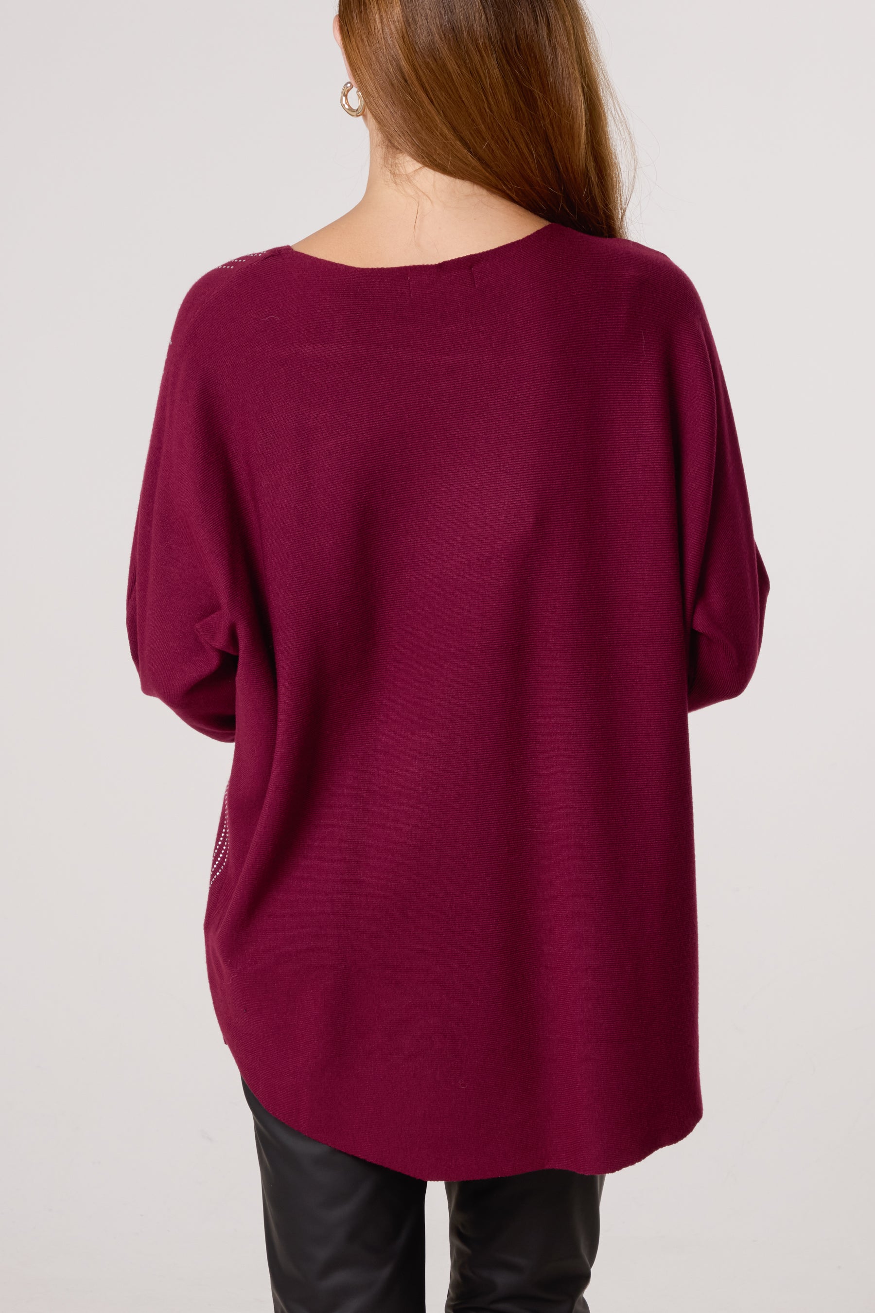 Diamante Waves Longline Jumper