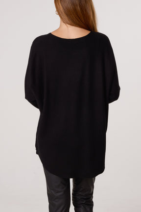 Diamante Waves Longline Jumper