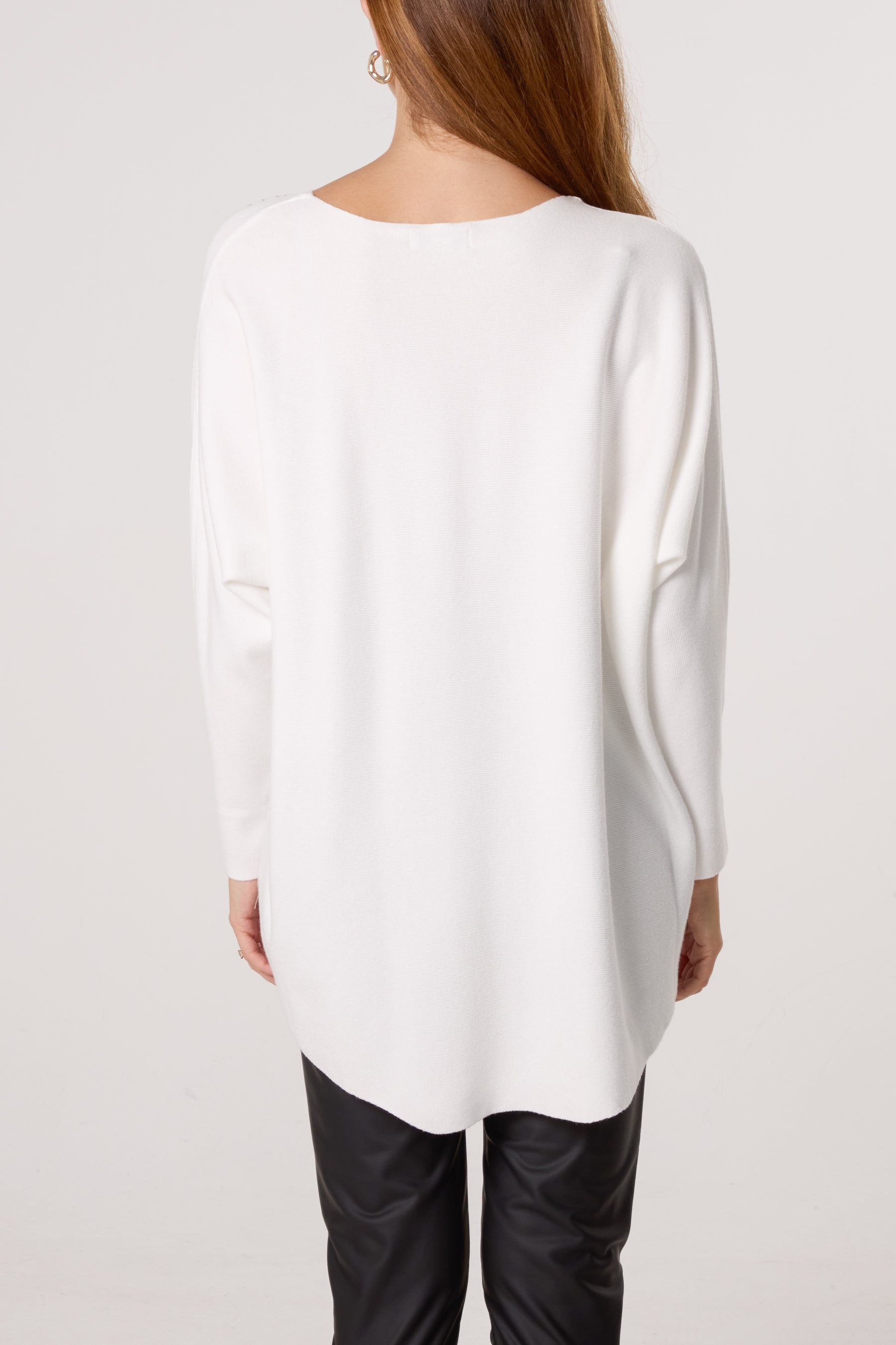 Diamante Waves Longline Jumper