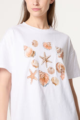 Embellished Shells T-Shirt